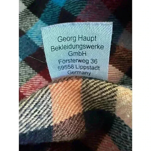 Patrick James Check Flannel Shirt Men’s Size Large - Picture 5 of 5